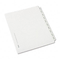 Avery Allstate-Style Legal Side Tab Dividers, 25-Tab, 1-25, Letter, White, 25/Set AVE82106