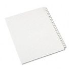 Avery Allstate-Style Legal Side Tab Dividers, 25-Tab, 176-200, Letter, White, 25/Set AVE82190