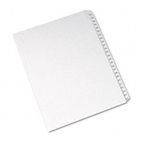 Avery Allstate-Style Legal Side Tab Dividers, 25-Tab, 251-275 Letter, White, 25/Set AVE82193