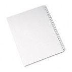 Avery Allstate-Style Legal Side Tab Dividers, 25-Tab, 276-300, Letter, White, 25/Set AVE82194