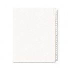 Avery Allstate-Style Legal Side Tab Dividers, 26-Tab, A-Z, Letter, White, 25/Set AVE01700