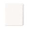 Avery Allstate-Style Legal Side Tab Dividers, 26-Tab, A-Z, Letter, White, 25/Set AVE01700
