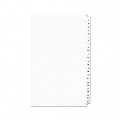 Avery Avery-Style Legal Side Tab Divider, Title: 1-25, 14 x 8 1/2, White, 1 Set AVE01430