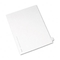 Avery Avery-Style Legal Side Tab Divider, Title: 1, Letter, White, 25/Pack AVE11911