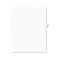 Avery Avery-Style Legal Side Tab Divider, Title: 10, Letter, White, 25/Pack AVE11920