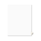 Avery Avery-Style Legal Side Tab Divider, Title: 100, Letter, White, 25/Pack AVE01100