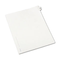 Avery Avery-Style Legal Side Tab Divider, Title: 100, Letter, White, 25/Pack AVE01100