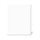 Avery Avery-Style Legal Side Tab Divider, Title: 100, Letter, White, 25/Pack AVE01100