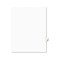 Avery Avery-Style Legal Side Tab Divider, Title: 19, Letter, White, 25/Pack AVE01019