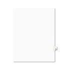 Avery Avery-Style Legal Side Tab Divider, Title: 20, Letter, White, 25/Pack AVE01020