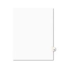 Avery Avery-Style Legal Side Tab Divider, Title: 21, Letter, White, 25/Pack AVE01021