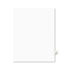 Avery Avery-Style Legal Side Tab Divider, Title: 22, Letter, White, 25/Pack AVE01022