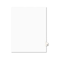 Avery Avery-Style Legal Side Tab Divider, Title: 22, Letter, White, 25/Pack AVE01022