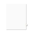 Avery Avery-Style Legal Side Tab Divider, Title: 22, Letter, White, 25/Pack AVE01022
