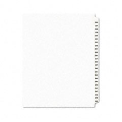 Avery Avery-Style Legal Side Tab Divider, Title: 226-250, Letter, White, 1 Set AVE01339