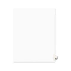 Avery Avery-Style Legal Side Tab Divider, Title: 25, Letter, White, 25/Pack AVE01025