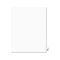 Avery Avery-Style Legal Side Tab Divider, Title: 25, Letter, White, 25/Pack AVE01025