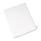 Avery Avery-Style Legal Side Tab Divider, Title: 25, Letter, White, 25/Pack AVE01025