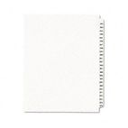 Avery Avery-Style Legal Side Tab Divider, Title: 251-275, Letter, White, 1 Set AVE01340