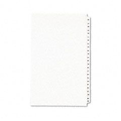 Avery Avery-Style Legal Side Tab Divider, Title: 26-50, 14 x 8 1/2, White, 1 Set AVE01431
