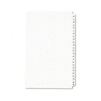 Avery Avery-Style Legal Side Tab Divider, Title: 26-50, 14 x 8 1/2, White, 1 Set AVE01431