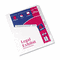Avery Avery-Style Legal Side Tab Divider, Title: 26-50, Letter, White, 1 Set AVE11372