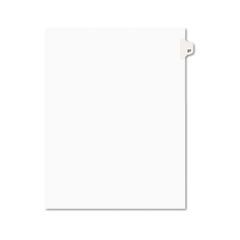 Avery Avery-Style Legal Side Tab Divider, Title: 27, Letter, White, 25/Pack AVE01027