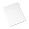 Avery Avery-Style Legal Side Tab Divider, Title: 27, Letter, White, 25/Pack AVE01027