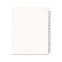 Avery Avery-Style Legal Side Tab Divider, Title: 276-300, Letter, White, 1 Set AVE01341