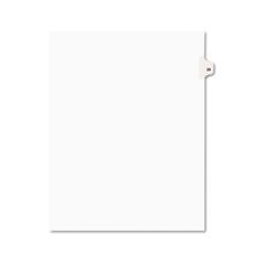 Avery Avery-Style Legal Side Tab Divider, Title: 29, Letter, White, 25/Pack AVE01029