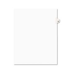 Avery Avery-Style Legal Side Tab Divider, Title: 30, Letter, White, 25/Pack AVE01030