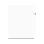 Avery Avery-Style Legal Side Tab Divider, Title: 31, Letter, White, 25/Pack AVE01031