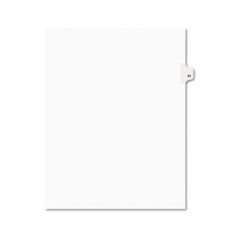 Avery Avery-Style Legal Side Tab Divider, Title: 31, Letter, White, 25/Pack AVE01031