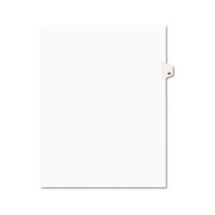 Avery Avery-Style Legal Side Tab Divider, Title: 32, Letter, White, 25/Pack AVE01032