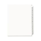 Avery Avery-Style Legal Side Tab Divider, Title: 326-350, Letter, White, 1 Set AVE01343