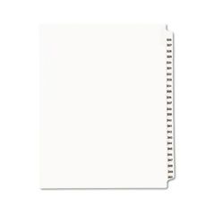 Avery Avery-Style Legal Side Tab Divider, Title: 326-350, Letter, White, 1 Set AVE01343