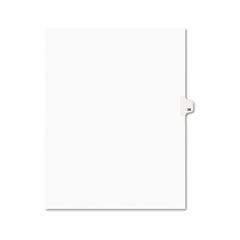 Avery Avery-Style Legal Side Tab Divider, Title: 36, Letter, White, 25/Pack AVE01036