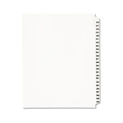 Avery Avery-Style Legal Side Tab Divider, Title: 376-400, Letter, White, 1 Set AVE01345