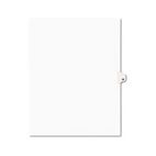 Avery Avery-Style Legal Side Tab Divider, Title: 38, Letter, White, 25/Pack AVE01038