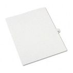 Avery Avery-Style Legal Side Tab Divider, Title: 40, Letter, White, 25/Pack AVE01040