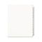 Avery Avery-Style Legal Side Tab Divider, Title: 401-425, Letter, White, 1 Set AVE01346
