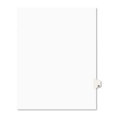 Avery Avery-Style Legal Side Tab Divider, Title: 45, Letter, White, 25/Pack AVE01045