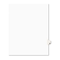 Avery Avery-Style Legal Side Tab Divider, Title: 45, Letter, White, 25/Pack AVE01045