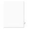 Avery Avery-Style Legal Side Tab Divider, Title: 47, Letter, White, 25/Pack AVE01047