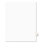 Avery Avery-Style Legal Side Tab Divider, Title: 47, Letter, White, 25/Pack AVE01047