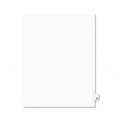 Avery Avery-Style Legal Side Tab Divider, Title: 49, Letter, White, 25/Pack AVE01049