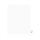 Avery Avery-Style Legal Side Tab Divider, Title: 49, Letter, White, 25/Pack AVE01049