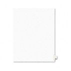 Avery Avery-Style Legal Side Tab Divider, Title: 50, Letter, White, 25/Pack AVE01050