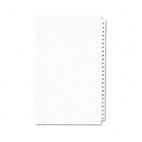 Avery Avery-Style Legal Side Tab Divider, Title: 51-75, 14 x 8 1/2, White, 1 Set AVE01432