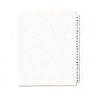 Avery Avery-Style Legal Side Tab Divider, Title: 51-75, Letter, White, 1 Set AVE01332